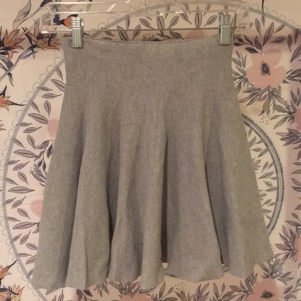 Rehab Gray Skater Skirt